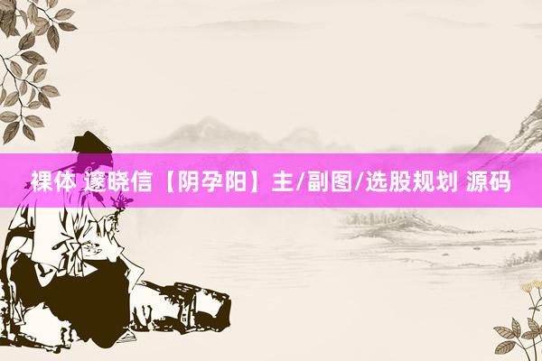 裸体 邃晓信【阴孕阳】主/副图/选股规划 源码